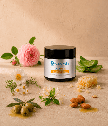 Crema Calmante para Piel Sensible, Seca o Reactiva